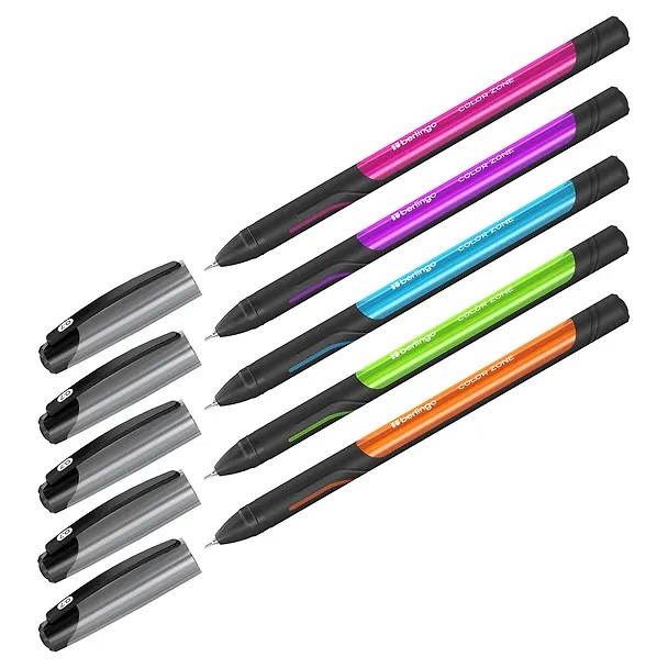 Шариковая ручка синяя 0,7 мм, Color Zone stick, Berlingo, в ассортименте 2972279 — 3