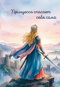 Принцесса спасает себя сама. Ежедневник недатированный (А5, 72 л.)