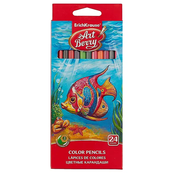 Карандаши цветные Art Berry, 24 цвета 248103 — 1
