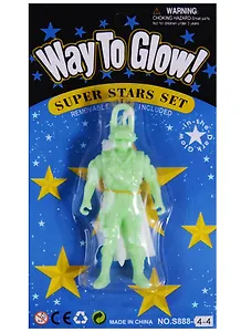 Фигурка Парашютист флуоресцентный (S888-4-4) (блистер) (3+)