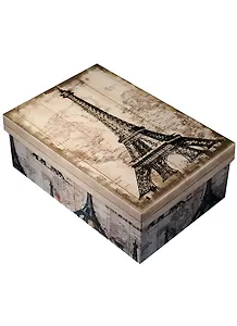 Коробка подарочная "Париж" 21*14*8,5см, картон