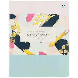 Тетрадь в клетку BG, Posh item, 80 листов, в ассортименте 253357