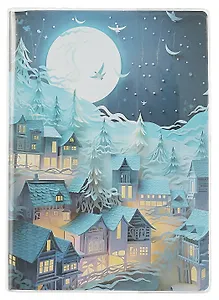 Тетрадь в линейку "Зимний пейзаж", B5, 84 листа