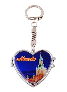 ГС Брелок c зеркалом Москва вид 1 (металл полимерная смола)
