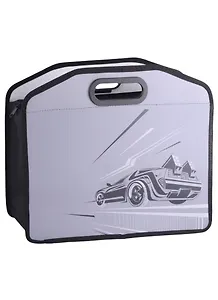 Папка для тетрадей А4 "ТАЧКА" 34*30*10см пластик, молния, выруб.ручка, расширение