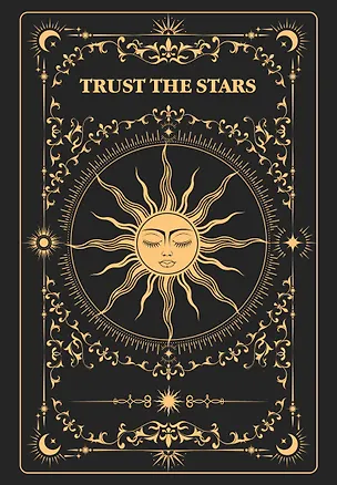 Ежедневник недатированный «Trust the stars» А5, 72 листа, Эксмо 3120564