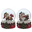 Фигурка декоративная Снеговик в стеклянном шаре, 2 варианта (6,5см) (824823) — 3126942 — 1