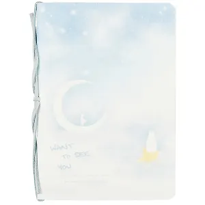 Записная книжка А6 58л кл. "Want to see you" сшивка на шнурке