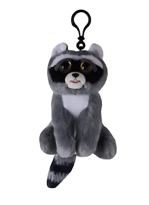 Игрушка мягкая, Feisty Pets, Енот серый, (два выражения мордочки), 11 см, с карабином FP021M 2685610