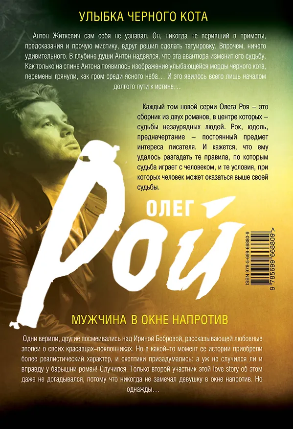 Книга Улыбка черного кота. Мужчина в окне напротив : романы (Олег Рой) — 2