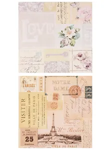 Набор салфеток для декупажа Город любви (SDL084500/LN0828)