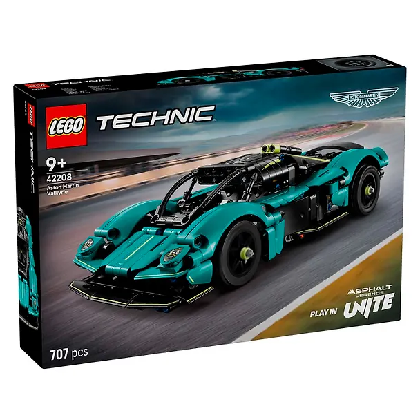 42208 Конструктор детский LEGO Technic Спорткар Aston Martin Valkyrie, 707 деталей, возраст 9+ 3169380 — 2