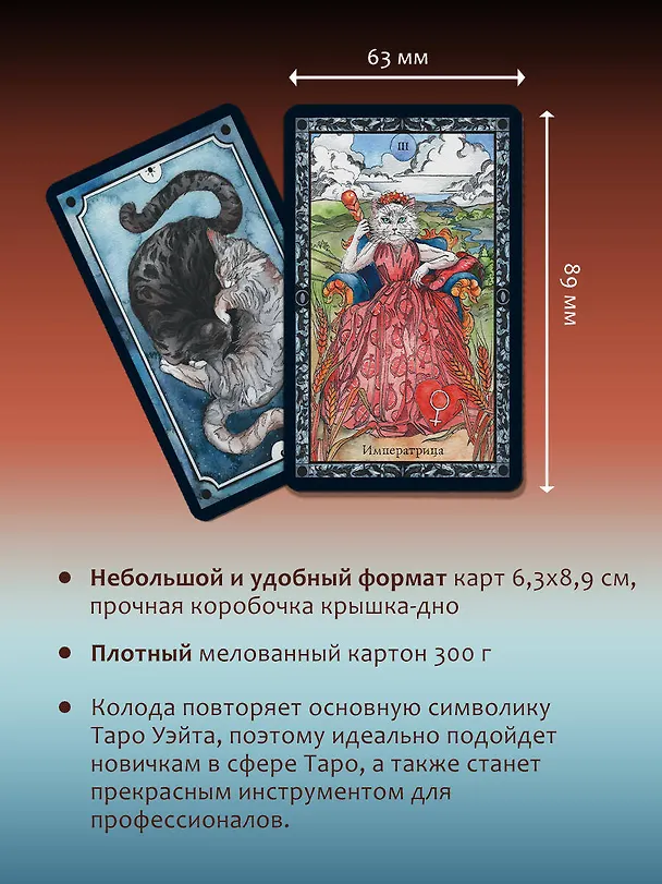 Книга Таро пушистых котиков. Уютная магия точных предсказаний (Кэти Брамс) — 6