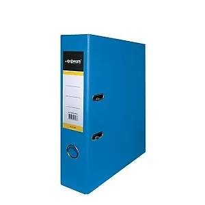 Папка архивная 75мм А4 ярко-синяя,PVC,прозр.карман,металл.уголки, inФОРМАТ