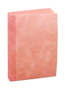 Ежедневник недат. А5 160л Нубук розовый, кожзам, мягкий переплет, тонир.блок, ляссе