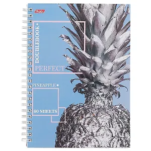 Тетрадь в клетку Hatber, Pineapple, 80 листов, двухсторонняя, в ассортименте