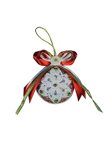 Игрушка "Снежинка" из бумаг ручного отлива (ассорти) d 8*3 см 00008911 (Нот)