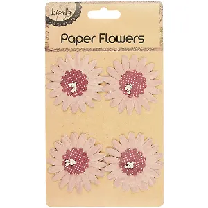 Набор для творчества Цветы двухслойные с бусинами Paper Flower