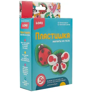 Набор для творчества LORI Пластишка.Магниты из теста Луговые друзья