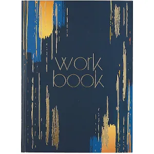 Книга для записей А4 200л кл. "Work book" 7БЦ, глянц.ламинация
