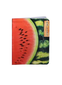 Обложка для паспорта пластик Арбуз 13,7*9,6см (532261)