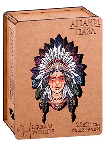 Пазл фигурный Dream Woods "Апачи", 86 деталей