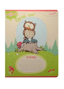 Тетрадь в клетку Hatber, "Лесные друзья", 12 листов, в ассортименте