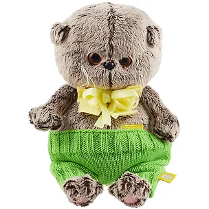 Мягкая игрушка Басик BABY в вязаных штанишках (20 см) (BB-083) 2854988