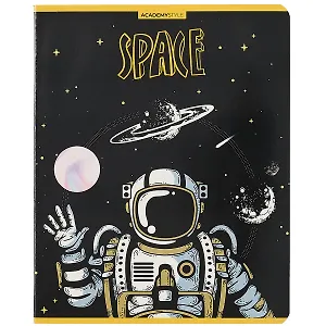 Тетрадь в клетку Academy Style, "Космос", 48 листов, в ассортименте