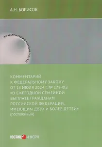 Комментарий к Федеральному закону от 13 июля 2024 г. № 179-ФЗ «О ежегодной семейной выплате гражданам Российской Федерации, имеющим двух и более детей» (постатейный)