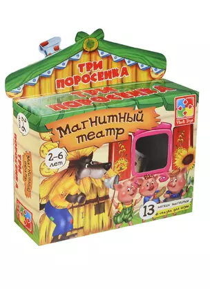 ИГР ТМ Vladi Toys Магнитный театр Три поросенка — 2419531 — 1