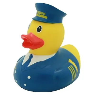 Игрушка для ванной, уточка резиновая FUNNY DUCKS "Уточка пилот" (1872) 2530535 — 1