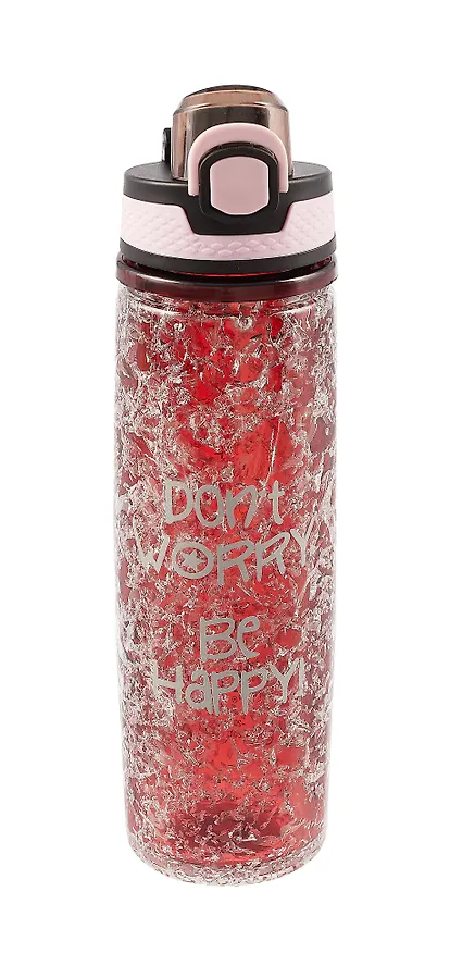 Бутылка с эффектом льда Dont worry be happy (платик) (500мл) (12-16484-202405-B10) 3045379 — 8