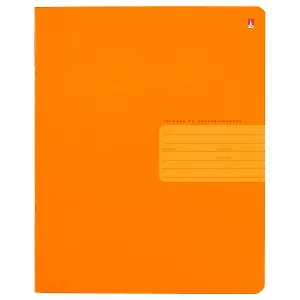 Тетрадь в линейку Альт, "Простые цвета", 12 листов, в ассортименте