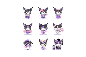 Фигурка Аниме Sanrio Куроми School Diary series Collectible Blind Box (1шт) (6936785448116) (TPT18)
