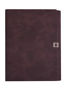 Ежедневник-органайзер недат. А5 166л "Сариф" фиолетовый +серебр.клёпки, кожзам, мягкий переплет, тонир.блок, магнит.клапан, Escalada