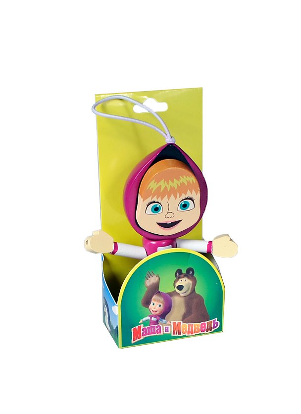 Игрушка деревянная Маша (фуксии) (RY6-1513) (упаковка) 2394907 — 1