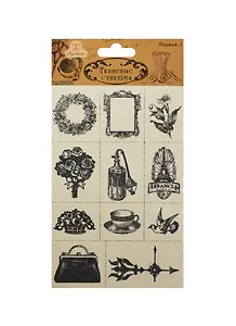 Набор д/творчества Тканевые стикеры Винтаж-1 CS-001