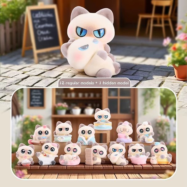 Коллекционная фигурка, серии Маленькая сиамская кошечка (Siamese Cat), 5,5cм, Blind Box, Top Toy 3174770 — 1