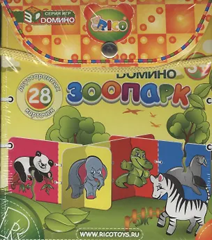 Развивающая игра, RICO, Домино Зоопарк 2364599