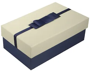 Коробка подарочная "White&Blue", 15*10*5,3см