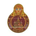 ГС Магнит матрешка полимер Москва Собор Василия Блаженного 16*10 см (453817)