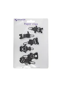 Скрепки "Монстрики" (6шт) (блистер)