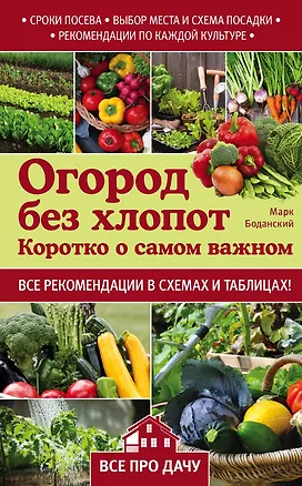 Книга Огород без хлопот. Коротко о самом важном (Марк Боданский)