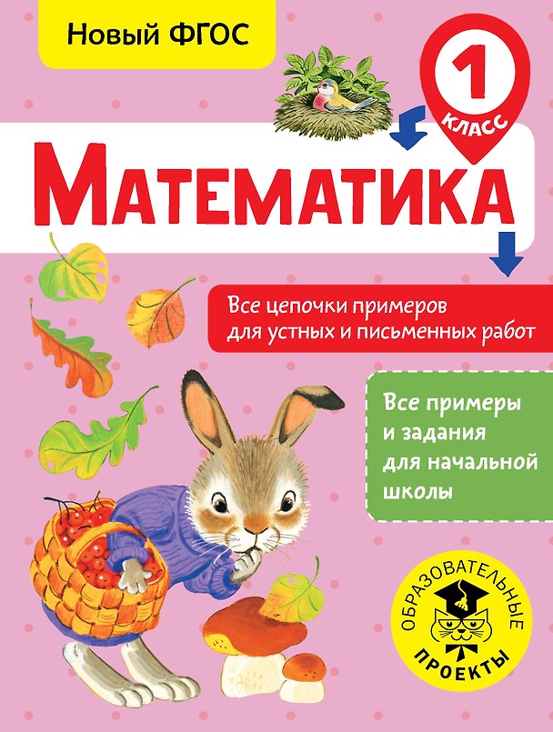 Книга Математика. 1 класс. Все цепочки примеров для устных и письменных работ. Новый ФГОС (Алексей Кулаков) — 1