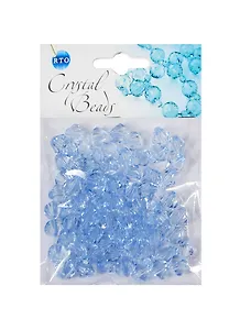 Набор бусин Кристальная игра Кристаллы голубые (CRP078) (10мм) (упаковка)