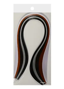 Бумага для квиллинга в пакете с подложкой (5mm) (120 листов) (52cm) оттенки коричневого (11-23