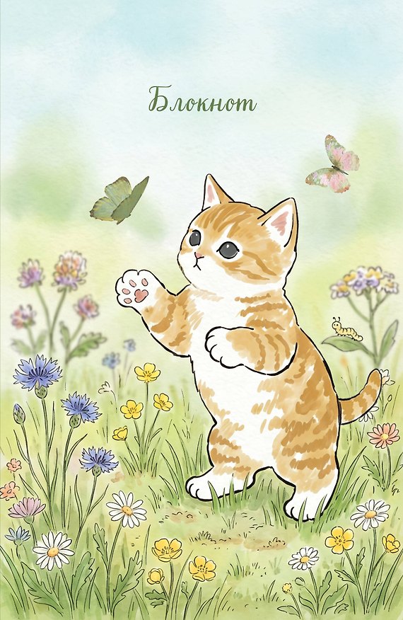 Блокнот с котом. Лови момент (А5, мягкая обложка, 64 л.) 3172891 — 1