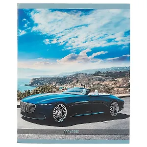 Тетрадь в клетку Unnika, "Тест-драйв", 48 листов, в ассортименте