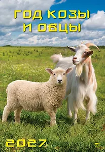 Календарь 2027г 350*500 «Год козы и овцы» настенный, на спирали